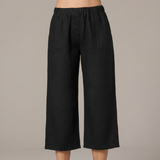Easy Crop Linen Pant - 2 Colours