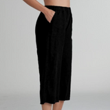 Easy Crop Linen Pant - 2 Colours