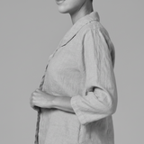 3/4 Sleeve Linen Shirt - Jicama (Only M + L Left)