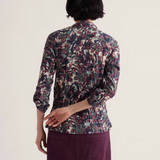 Larissa Shirt - Inky Seedheads Aran