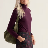 Organic Cotton Landing Top - Dark Hellebore
