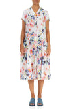 Primrose Button Front Linen Dress