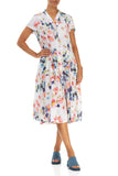 Primrose Button Front Linen Dress