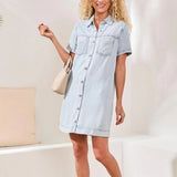 Bondi Beach Tencel Denim Shift Dress