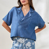 Fjord Blue Denim Popover