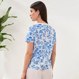 Nautical Slub Knit Crew Tee