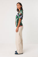 Alode Abstract Print Tee