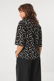 Lariz Tee - Black Print