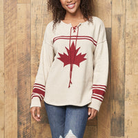 Canadiana Eco Cotton Hockey Sweater - 2 Colours Available