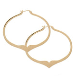 Liv Hoops (Large) - Gold & Silver