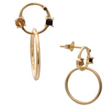 Miley Hoops (Small) - Gold & Silver