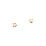 Olympia Coral Jade Studs w/ Removable Disc