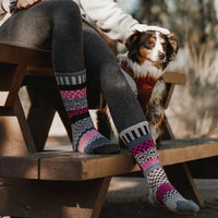 Crew Socks (Wool) - Aspen/Dogwood