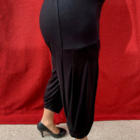 Flat Pleated Crop Lounge Pant (Only XS + XXL Left)
