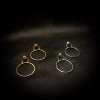 Henny Hoop Small - Gold & Silver