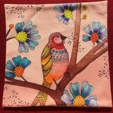 Yellowback Peach Bird - 2 Background Colours