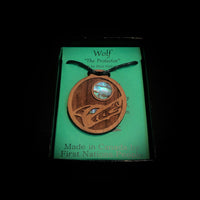 Wolf - Wooden Pendant
