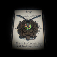 Frog - Wooden Pendant