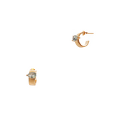 Trevana Hoop Studs - 2 Colours