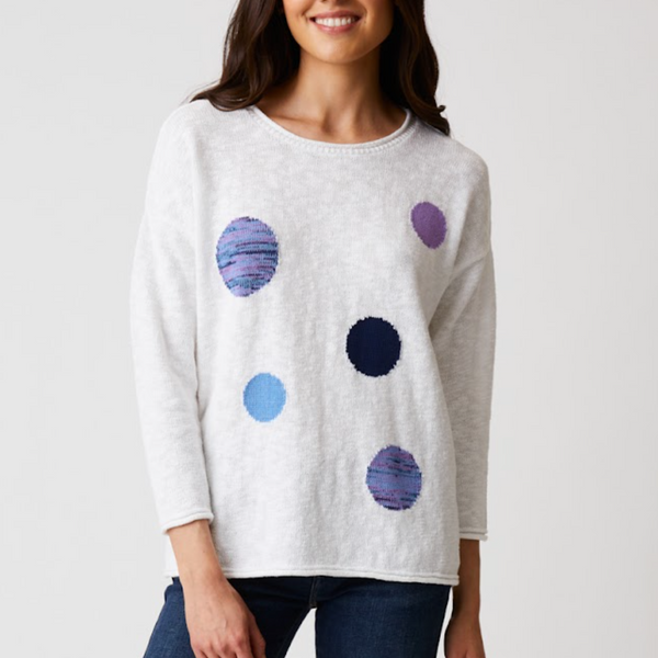 Dot Dot Knit Pullover (Only L + XL Left)