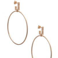 Remedy Hoop (Large) - Gold & Silver