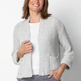 Fisherman Rib Knit Cardi