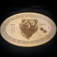 Crib Board - Bear Head