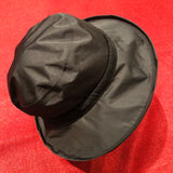 Wide Brim Rain Hat - Black