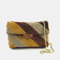 Kaleb - Suede Crossbody (Only Mustard/Taupe Combo Left)